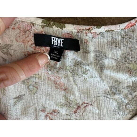 "FRYE" Button Down Front Dress SZ XL Lined Western Prairie Rodeo Cottage Core - Picture 7 of 9